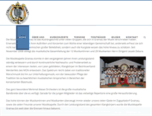 Tablet Screenshot of musikkapelle-grainau.de
